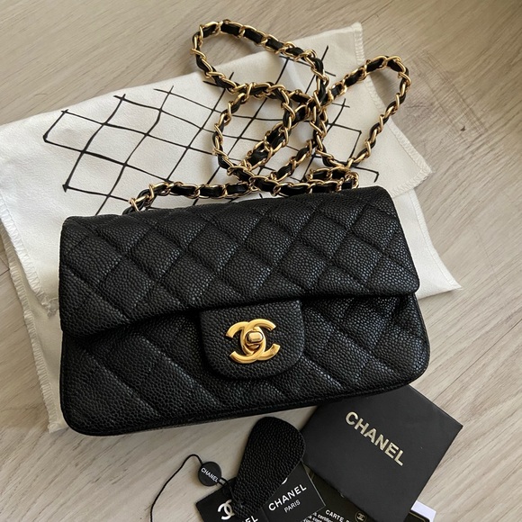 SOLD- Chanel Rectangular Mini Flap - Picture 10 of 13